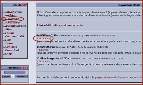 emule codice installazione